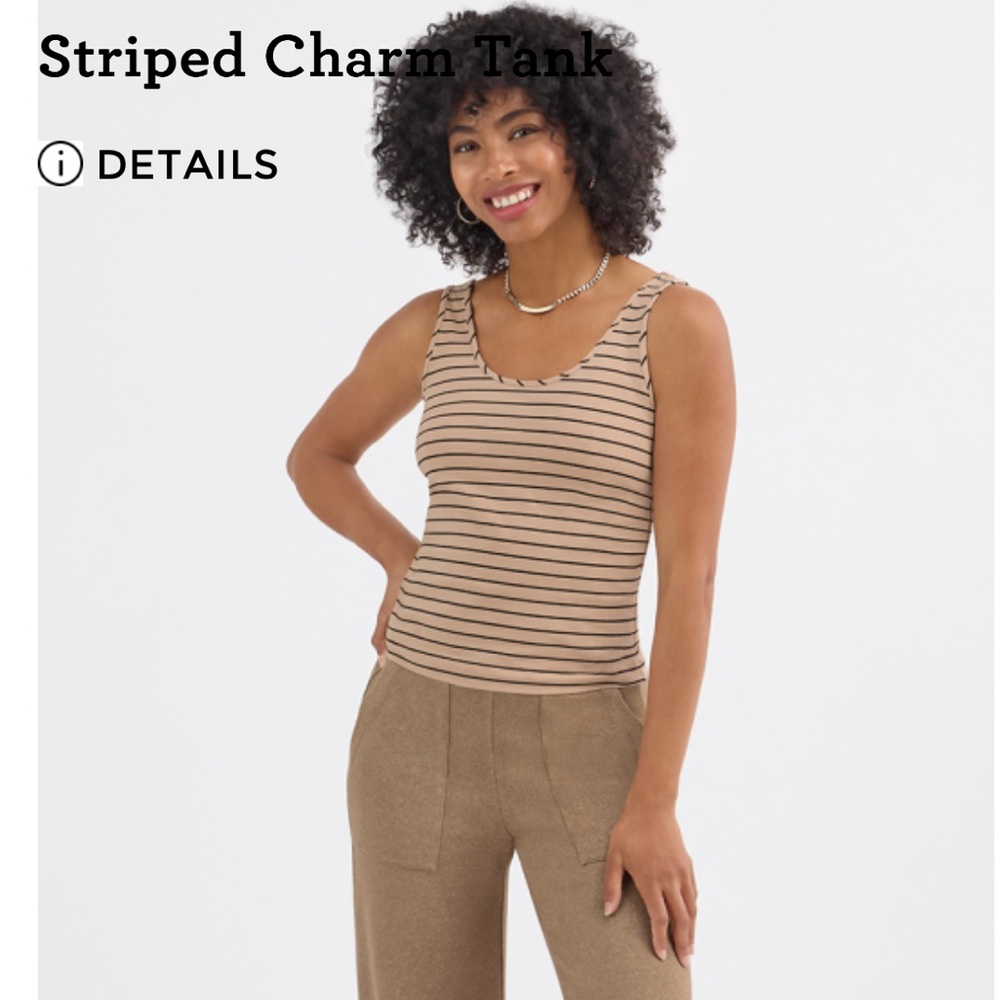 Cabi striped charm tank #4758